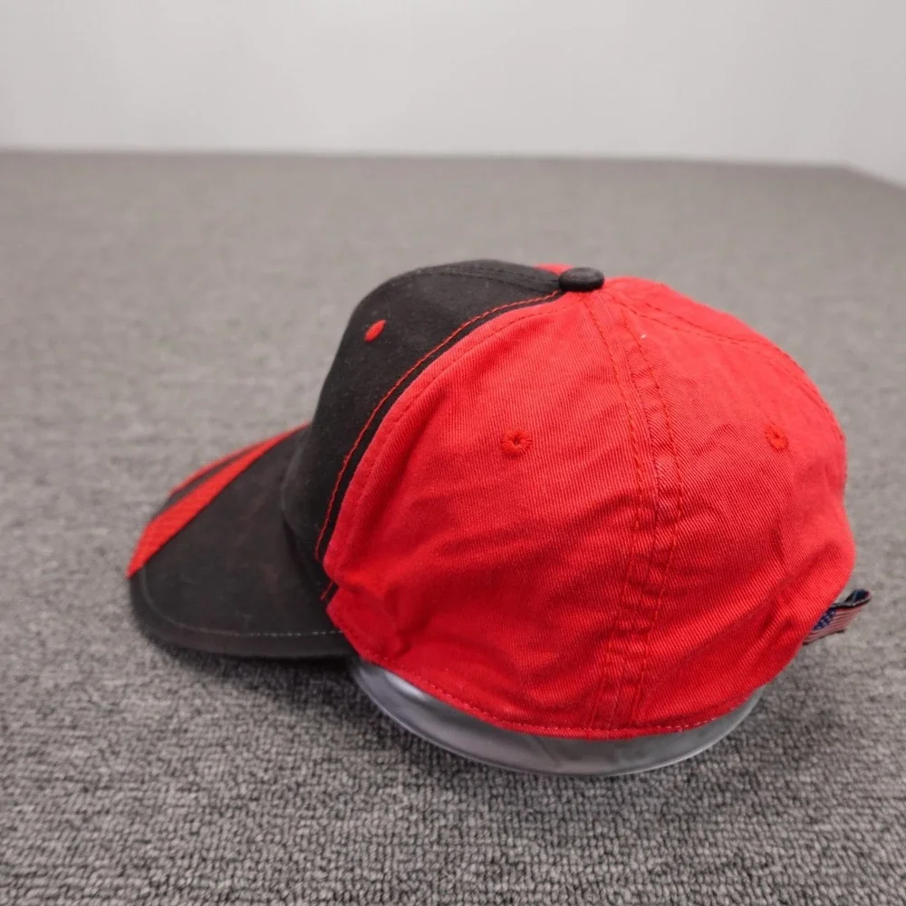 Cobra Honda Hat Cap Strap Back Mens One Size Black Red Racing Logo Baseball
